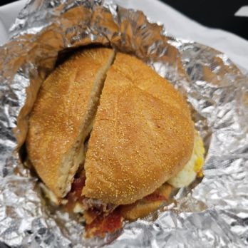 Pawleys Island Bakery - Bacon egg cheese on a hard roll - Bakeries Near Me - Pawleys Island, South Carolina Pawleys Island Bakery - Bacon egg cheese on a hard roll - Bakeries Near Me - Pawleys Island, South Carolina