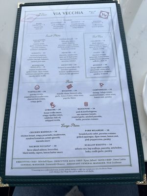 Menu photo 1 Via Vecchia Portland, ME