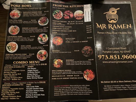 Menu photo 3 Mr. Ramen Pompton Lakes, NJ Menu photo 3 Mr. Ramen Pompton Lakes, NJ