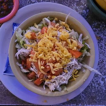 Herbert's Taco Hut - Weak, unseasoned, chicken taco salad (w/o shell) - Mexican Near Me - San Marcos, Texas Herbert's Taco Hut - Weak, unseasoned, chicken taco salad (w/o shell) - Mexican Near Me - San Marcos, Texas