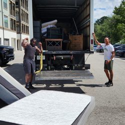Ross All Around Services - Ross All Around with truck almost loaded.  Great team!