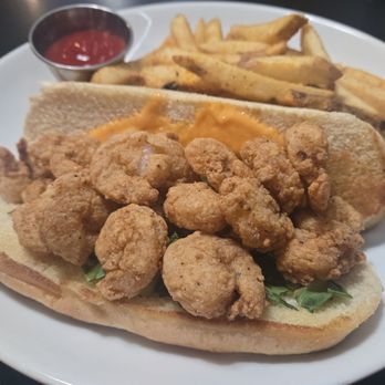 Ben's Next Door - Shrimp Po Boy with fries. - Bars Near Me - Washington, DC, District of Columbia Ben's Next Door - Shrimp Po Boy with fries. - Bars Near Me - Washington, DC, District of Columbia