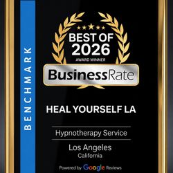 Heal Yourself Therapy - We were ranked #1 in Hypnotherapy in Los Angeles and awarded Best of 2026 based on benchmark scores for excellence in customer satisfaction.