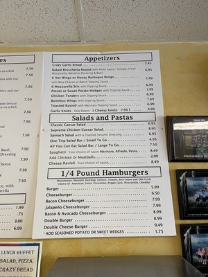 Menu photo 4 Paisano's Pizzeria Ione, CA