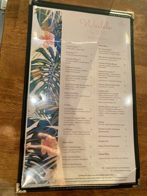 Menu photo 8 Wailele Cafe Kailua-Kona, HI