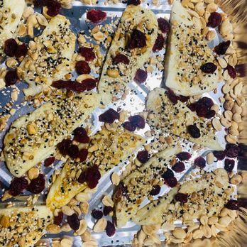 Lone Pine General Store - Seared cheese with dukkha and dried cranberries with honey drizzle Jan 2024 - Caterers Near Me