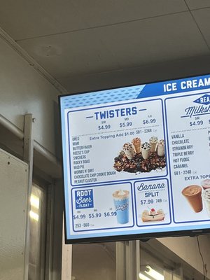 Menu photo 3 Fosters Freeze Selma, CA