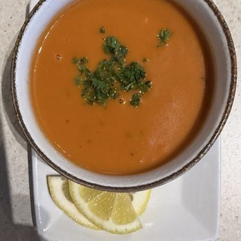 Tahini Plus Halal Kitchen - Tomato Basil Soup - Halal Near Me - Houston, Texas
