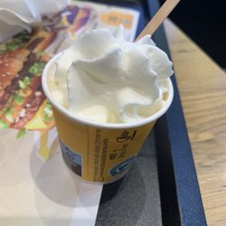 McDonald's - Espresso with fresh whipped cream