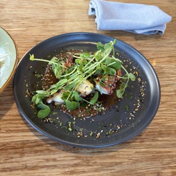 The Spotted Duck - drunken skillet seared octopus - Desserts Near Me - Pacific Grove, California
