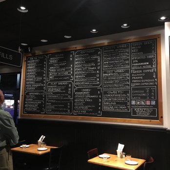 Kentro Greek Kitchen - The Chalk board beckons like the Sirens on the rocks. - Greek Near Me - Fullerton, California Kentro Greek Kitchen - The Chalk board beckons like the Sirens on the rocks. - Greek Near Me - Fullerton, California