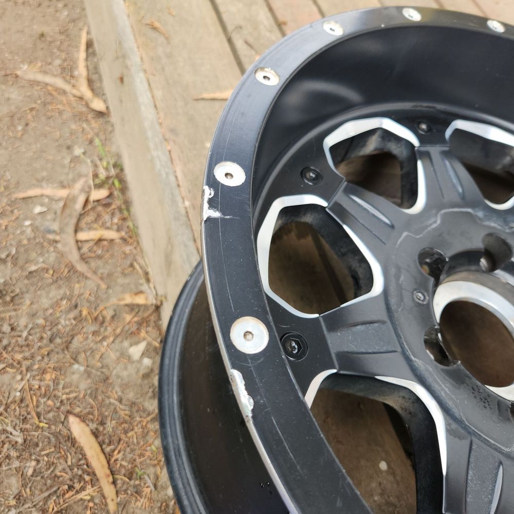 Cesar’s tires - Damaged wheel. Considered "normal" - Tires Near Me - Daly City, California Cesar’s tires - Damaged wheel. Considered "normal" - Tires Near Me - Daly City, California