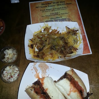 The Howlin' Wolf - Brisket sandwich and Fresh Hand Cut Cheese Beef French Fries! - Music Venues Near Me - New Orleans, Louisiana The Howlin' Wolf - Brisket sandwich and Fresh Hand Cut Cheese Beef French Fries! - Music Venues Near Me - New Orleans, Louisiana