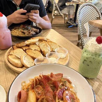 La Casa Mia - - Spicy Arrabbiata - Sukiyaki - Bread & Butter - Strawberry Yakult - Matcha Latte - Italian Near Me - Milpitas, California La Casa Mia - - Spicy Arrabbiata - Sukiyaki - Bread & Butter - Strawberry Yakult - Matcha Latte - Italian Near Me - Milpitas, California