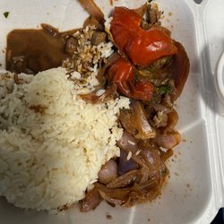 La Brasa - Rice and onions/ordered meal 7