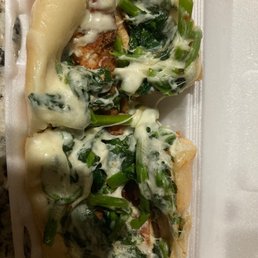 Chicken cutlet broccoli rabe provolone sub Chicken cutlet broccoli rabe provolone sub