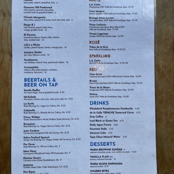Socalo - Menu - Mexican Near Me - Santa Monica, California Socalo - Menu - Mexican Near Me - Santa Monica, California