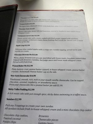 Menu photo 1 The Middle Spoon Desserterie & Bar Halifax, NS Menu photo 1 The Middle Spoon Desserterie & Bar Halifax, NS