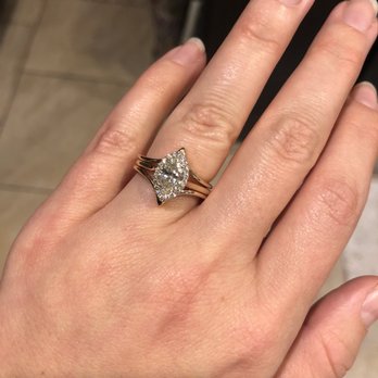 Jeweler's Touch - Engagement ring with custom wedding band - Jewelry Near Me - Brea, California
