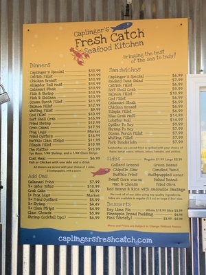 Menu photo 5 Caplinger's Fresh Catch Seafood Kitchen Indianapolis, IN