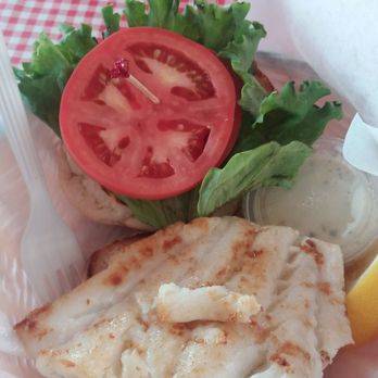 Moby Dick's - Cod fish sandwich - Seafood Near Me - Wellfleet, Massachusetts
