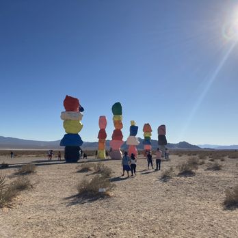 Seven Magic Mountains - Public Art Near Me - Las Vegas, Nevada