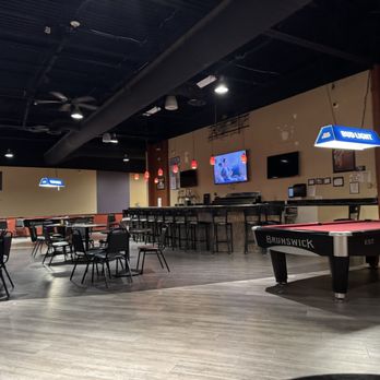 Pins 'n Pockets Entertainment - One of the pool area - Bowling Near Me - Lake Elsinore, California