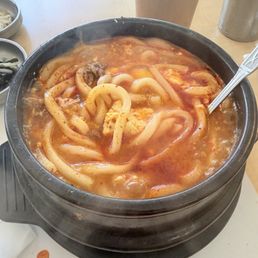 Original Tofu Soup with beef + Side of Udon Original Tofu Soup with beef + Side of Udon