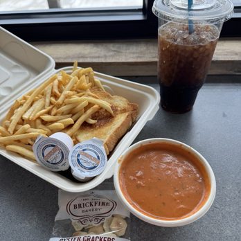 The Creamery - Fries and fry sauce with grilled cheese and tomato soup and caffeine free Dr coke - Cheese Shops Near Me - Beaver, Utah The Creamery - Fries and fry sauce with grilled cheese and tomato soup and caffeine free Dr coke - Cheese Shops Near Me - Beaver, Utah