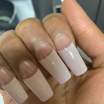 US Nails 2 - Deformed middle nail & rushed index finger that I had to be redone! These suck! - Nail Salons Near Me - Vancouver, Washington US Nails 2 - Deformed middle nail & rushed index finger that I had to be redone! These suck! - Nail Salons Near Me - Vancouver, Washington