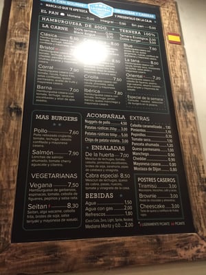 Menu photo 6 La Central Barcelona, B