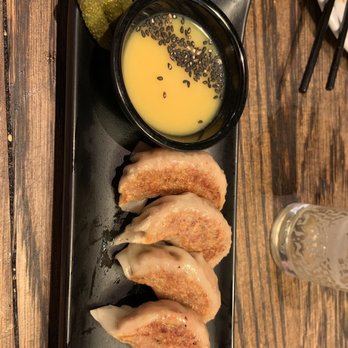 YUU Kitchen - Salty beef gyoza. Meh. - Chicken Wings Near Me - London, XGL YUU Kitchen - Salty beef gyoza. Meh. - Chicken Wings Near Me - London, XGL