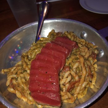 Carmelina's - Tonno con Pesto Siciliano e Fusilli - Italian Near Me - Boston, Massachusetts Carmelina's - Tonno con Pesto Siciliano e Fusilli - Italian Near Me - Boston, Massachusetts