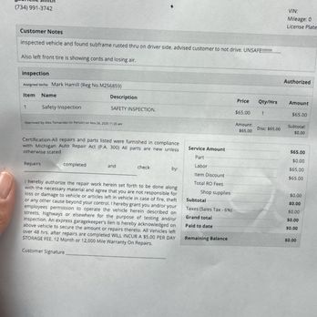 Manny Auto - Failed Inspection-UNSAFE - Car Dealers Near Me - Kalamazoo, Michigan Manny Auto - Failed Inspection-UNSAFE - Car Dealers Near Me - Kalamazoo, Michigan