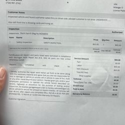 Manny Auto - Failed Inspection-UNSAFE