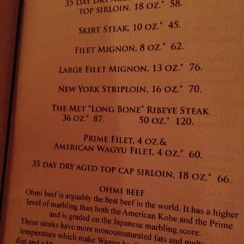 Metropolitan Grill - Some of the steaks. - American Near Me - Seattle, Washington