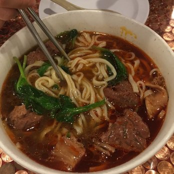 Nan Bei Ho - Spicy Beef Noodle Soup - Really good and would return for this - Taiwanese Near Me - Bayside, New York