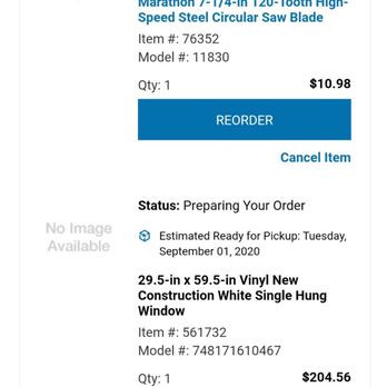Lowe's Home Improvement - Oh Wait ... here's another screen shot of my .. pre order.. hang on a secound .. the Lowes OnLine WebSite previous to this .. - Hardware Stores Near Me - Renton, Washington Lowe's Home Improvement - Oh Wait ... here's another screen shot of my .. pre order.. hang on a secound .. the Lowes OnLine WebSite previous to this .. - Hardware Stores Near Me - Renton, Washington