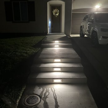 Bullz Eye Electrical - Led steps lights wired and installed by Juan - Electricians Near Me Bullz Eye Electrical - Led steps lights wired and installed by Juan - Electricians Near Me