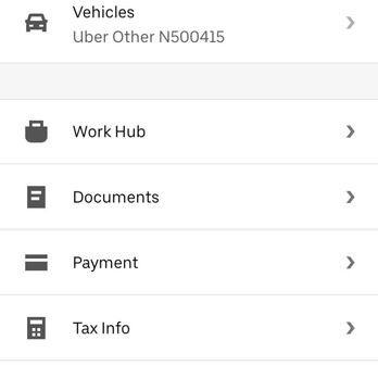 Avis - Shows as a Uber until going online - Car Rental Near Me - Austin, Texas