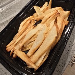 1/3 size of usual order of fries.  Never again.