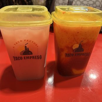 Taco Empreso - Lychee Empreso and Mangonada - Tacos Near Me - Edison, New Jersey