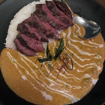 Hanuman Thai Eatery - Panang with hanger steak - Thai Near Me - Costa Mesa, California Hanuman Thai Eatery - Panang with hanger steak - Thai Near Me - Costa Mesa, California