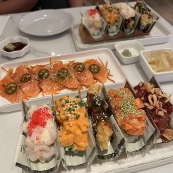 Sushi Nori - Signature temaki set - Sushi Bars Near Me - Seattle, Washington Sushi Nori - Signature temaki set - Sushi Bars Near Me - Seattle, Washington