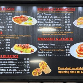 Oak Shores Malt Shop - Menu 2/2026 - Grocery Near Me - Campo, California