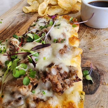 The Crown Bistro - French Dip Flatbread - Sandwiches Near Me - Baton Rouge, Louisiana The Crown Bistro - French Dip Flatbread - Sandwiches Near Me - Baton Rouge, Louisiana