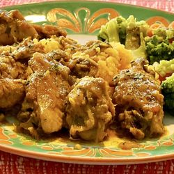 Matthews Home Style Cooking - Creole Curry Stewed Chicken Wings and Veggies