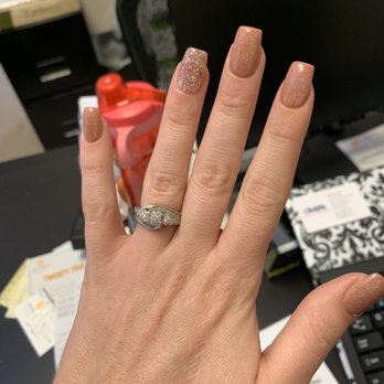 Herbal Nails & Spa - Arcadia - Blush nails with glitter accent - Nail Salons Near Me - Phoenix, Arizona Herbal Nails & Spa - Arcadia - Blush nails with glitter accent - Nail Salons Near Me - Phoenix, Arizona