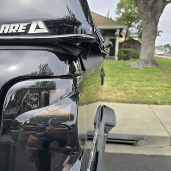 Rick's Body And Paint - This is the rear end damage to the black pearl. - Body Shops Near Me - Vacaville, California Rick's Body And Paint - This is the rear end damage to the black pearl. - Body Shops Near Me - Vacaville, California