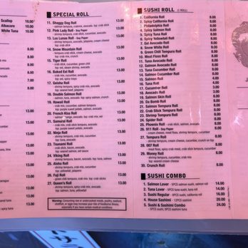 Dragon Sushi - Menu - Sushi Bars Near Me - Albuquerque, New Mexico